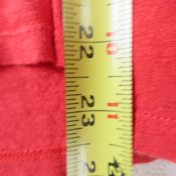 Eileen Fisher V neck Linen Tee Size M R17IZO - Picture 8 of 10